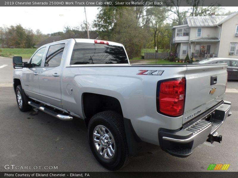 Silver Ice Metallic / Jet Black 2019 Chevrolet Silverado 2500HD Work Truck Crew Cab 4WD