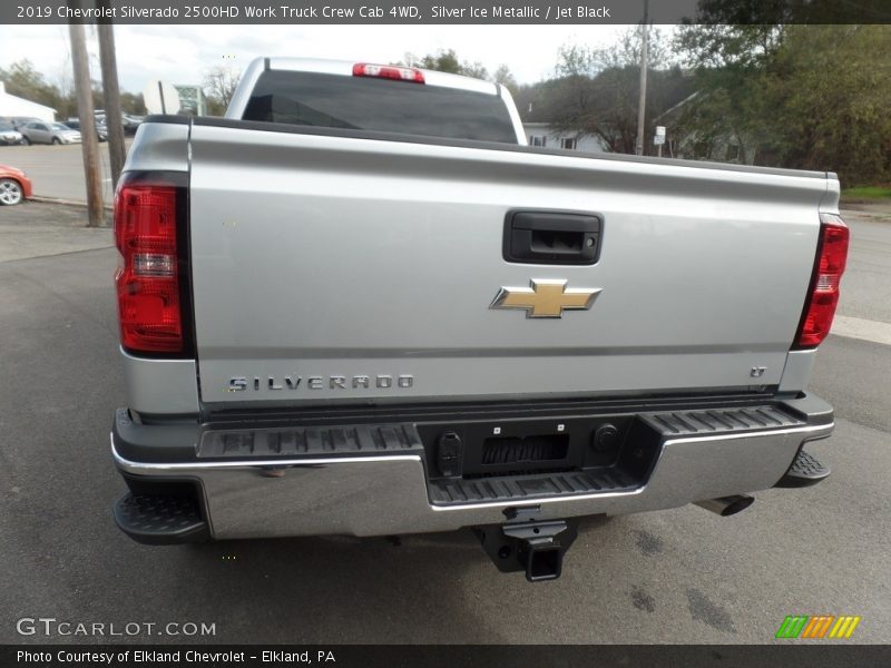 Silver Ice Metallic / Jet Black 2019 Chevrolet Silverado 2500HD Work Truck Crew Cab 4WD