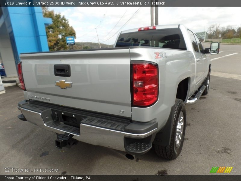 Silver Ice Metallic / Jet Black 2019 Chevrolet Silverado 2500HD Work Truck Crew Cab 4WD