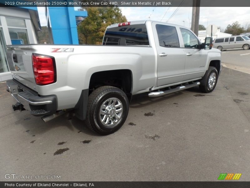 Silver Ice Metallic / Jet Black 2019 Chevrolet Silverado 2500HD Work Truck Crew Cab 4WD