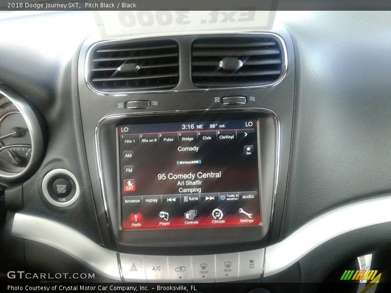 Pitch Black / Black 2018 Dodge Journey SXT