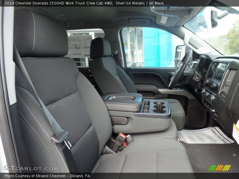 Silver Ice Metallic / Jet Black 2019 Chevrolet Silverado 2500HD Work Truck Crew Cab 4WD