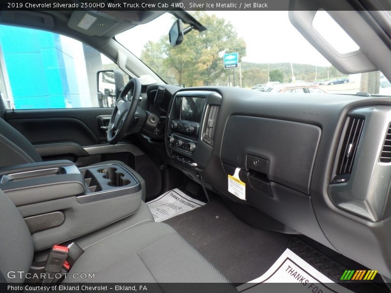 Silver Ice Metallic / Jet Black 2019 Chevrolet Silverado 2500HD Work Truck Crew Cab 4WD