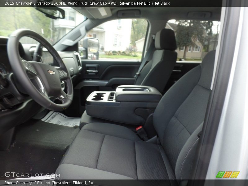 Silver Ice Metallic / Jet Black 2019 Chevrolet Silverado 2500HD Work Truck Crew Cab 4WD