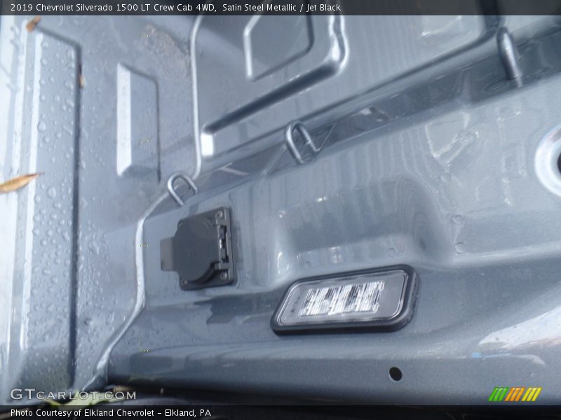 Satin Steel Metallic / Jet Black 2019 Chevrolet Silverado 1500 LT Crew Cab 4WD
