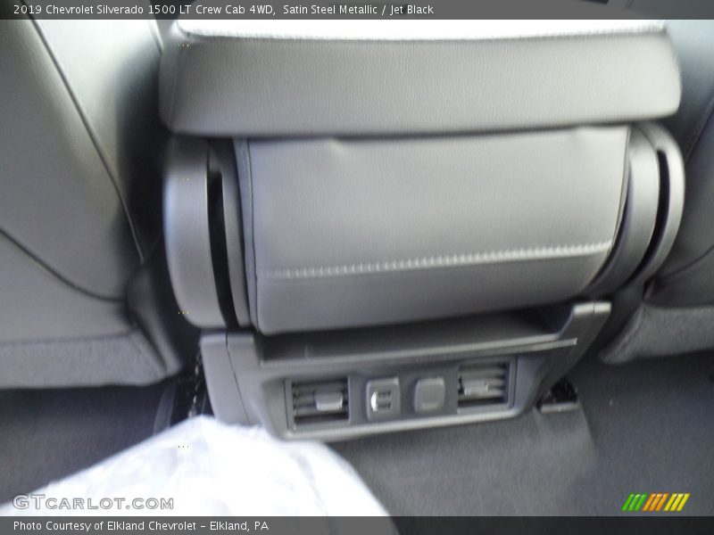 Satin Steel Metallic / Jet Black 2019 Chevrolet Silverado 1500 LT Crew Cab 4WD