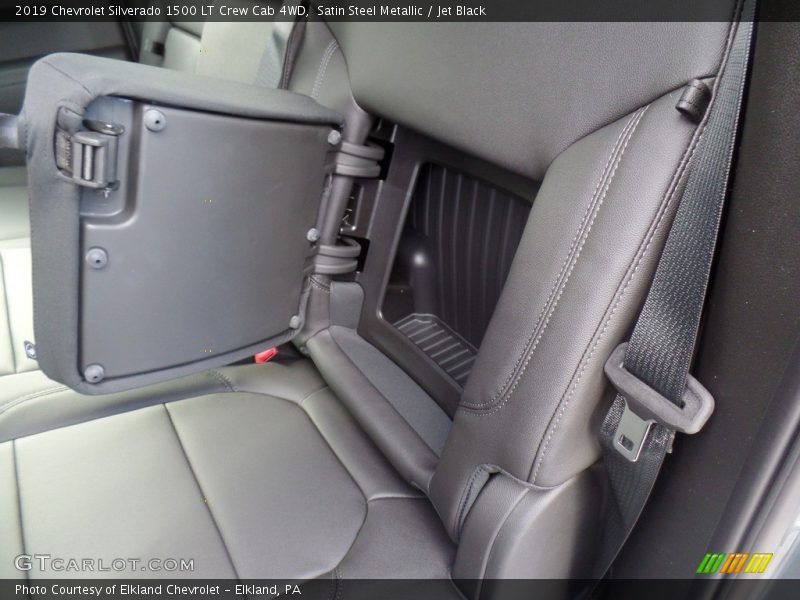 Satin Steel Metallic / Jet Black 2019 Chevrolet Silverado 1500 LT Crew Cab 4WD