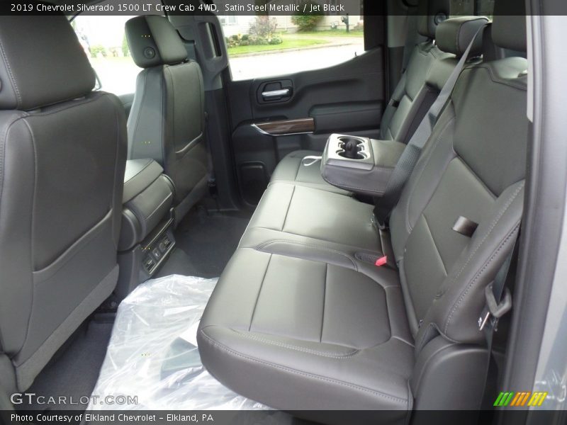 Satin Steel Metallic / Jet Black 2019 Chevrolet Silverado 1500 LT Crew Cab 4WD