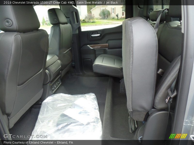 Satin Steel Metallic / Jet Black 2019 Chevrolet Silverado 1500 LT Crew Cab 4WD