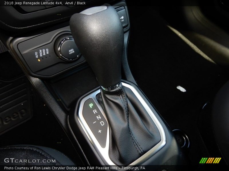 Anvil / Black 2018 Jeep Renegade Latitude 4x4