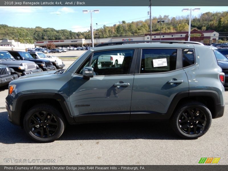 Anvil / Black 2018 Jeep Renegade Latitude 4x4