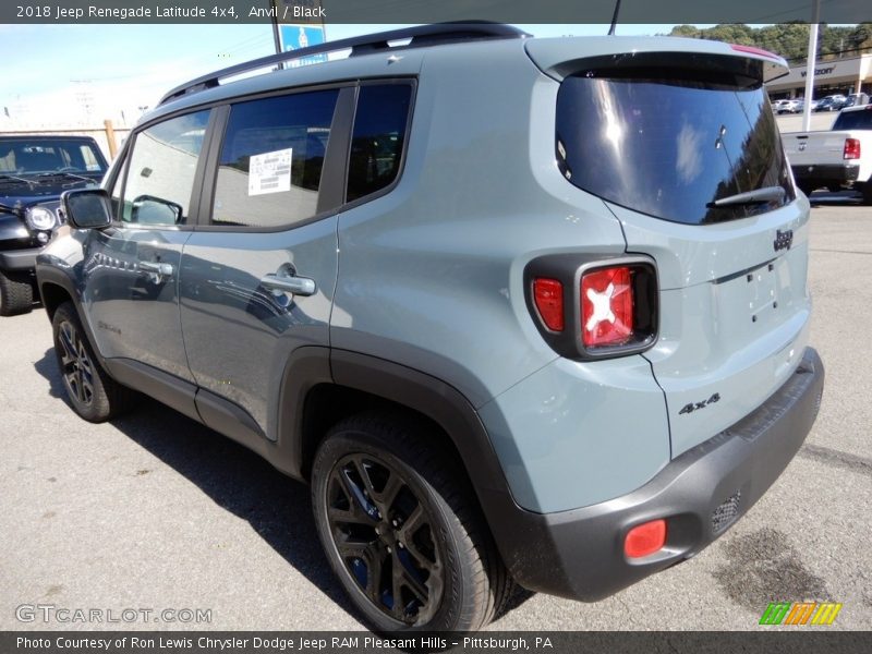 Anvil / Black 2018 Jeep Renegade Latitude 4x4