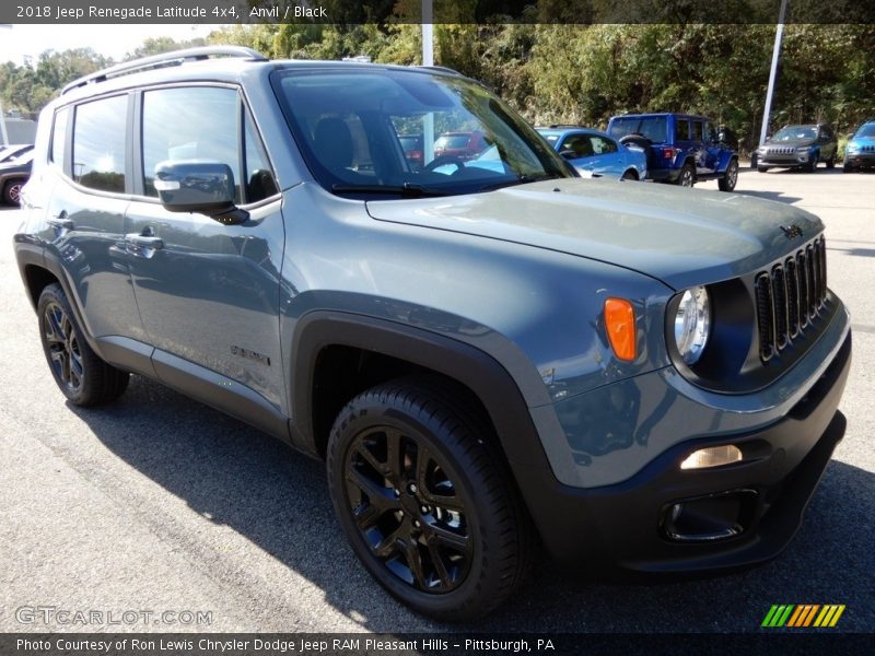 Anvil / Black 2018 Jeep Renegade Latitude 4x4