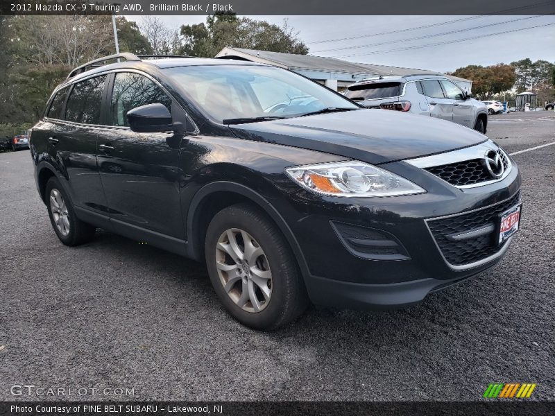 Brilliant Black / Black 2012 Mazda CX-9 Touring AWD