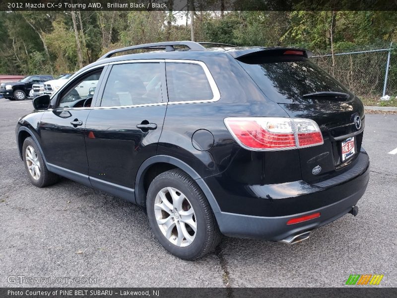 Brilliant Black / Black 2012 Mazda CX-9 Touring AWD
