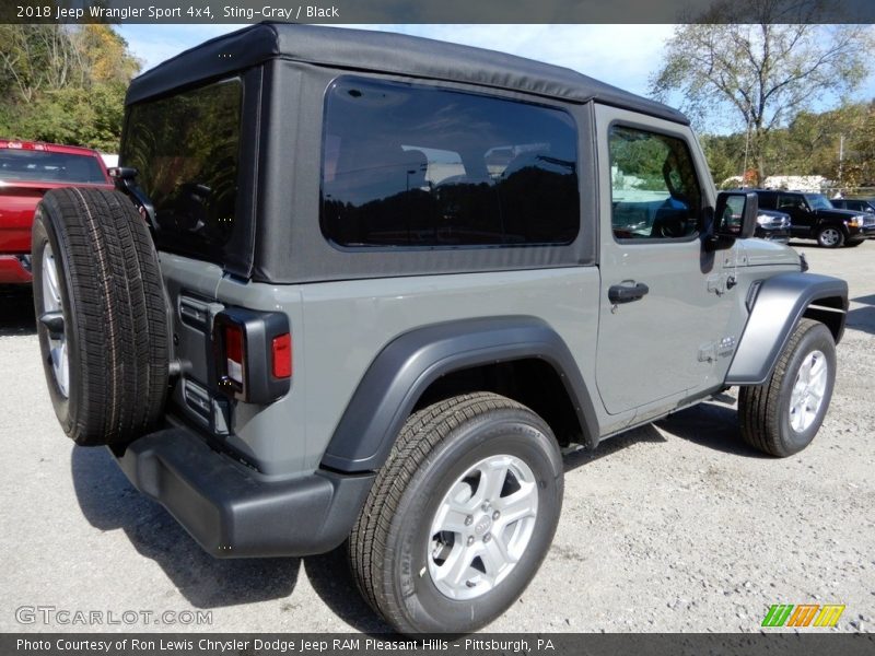 Sting-Gray / Black 2018 Jeep Wrangler Sport 4x4