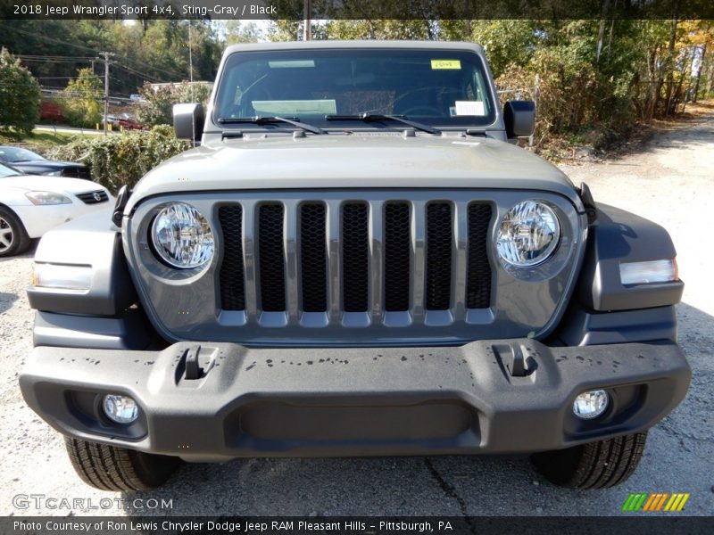 Sting-Gray / Black 2018 Jeep Wrangler Sport 4x4