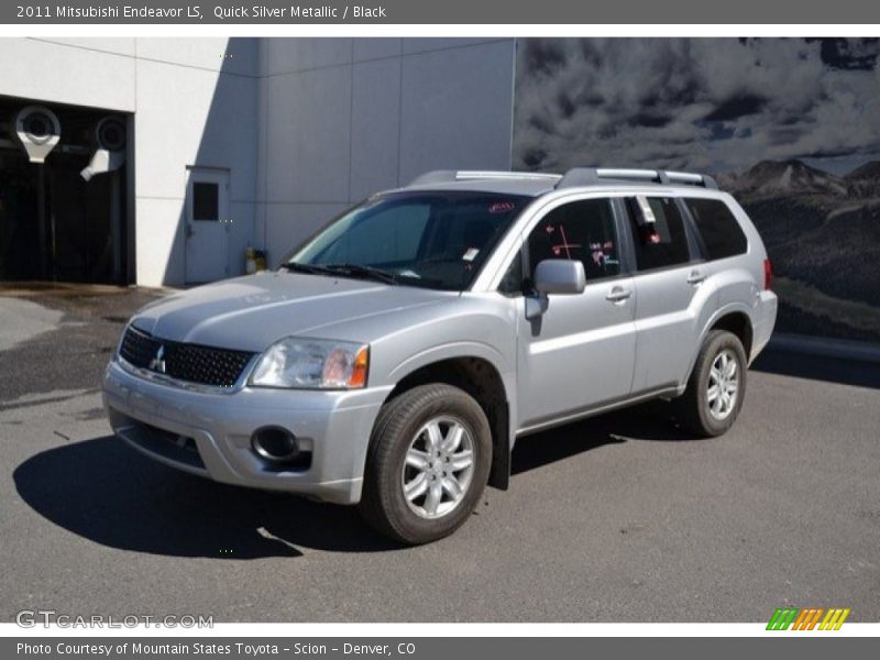 Quick Silver Metallic / Black 2011 Mitsubishi Endeavor LS
