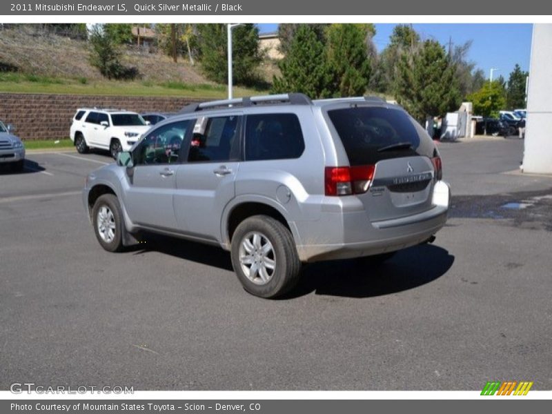 Quick Silver Metallic / Black 2011 Mitsubishi Endeavor LS