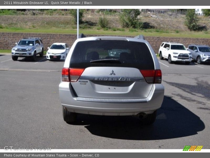 Quick Silver Metallic / Black 2011 Mitsubishi Endeavor LS