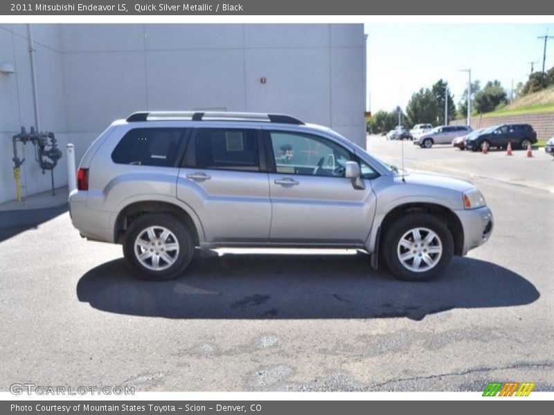 Quick Silver Metallic / Black 2011 Mitsubishi Endeavor LS