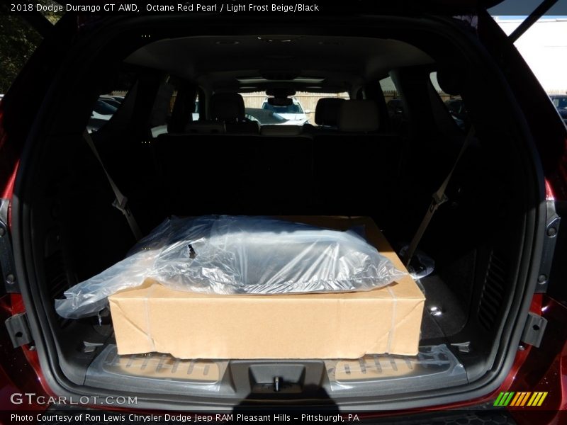 Octane Red Pearl / Light Frost Beige/Black 2018 Dodge Durango GT AWD
