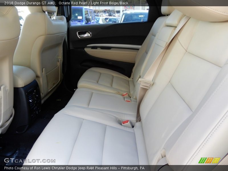 Octane Red Pearl / Light Frost Beige/Black 2018 Dodge Durango GT AWD