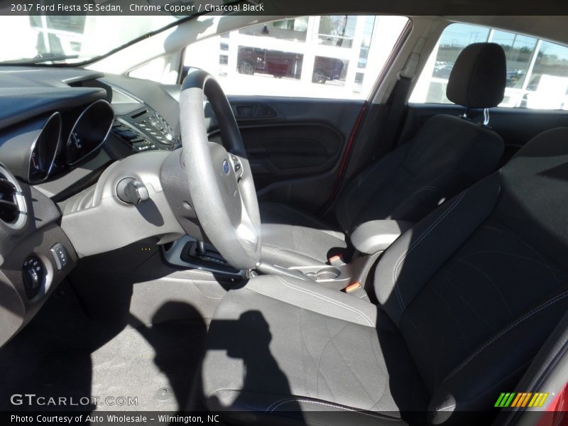 Chrome Copper / Charcoal Black 2017 Ford Fiesta SE Sedan