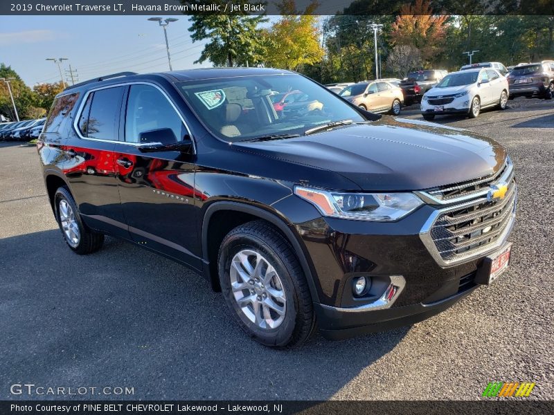 Havana Brown Metallic / Jet Black 2019 Chevrolet Traverse LT