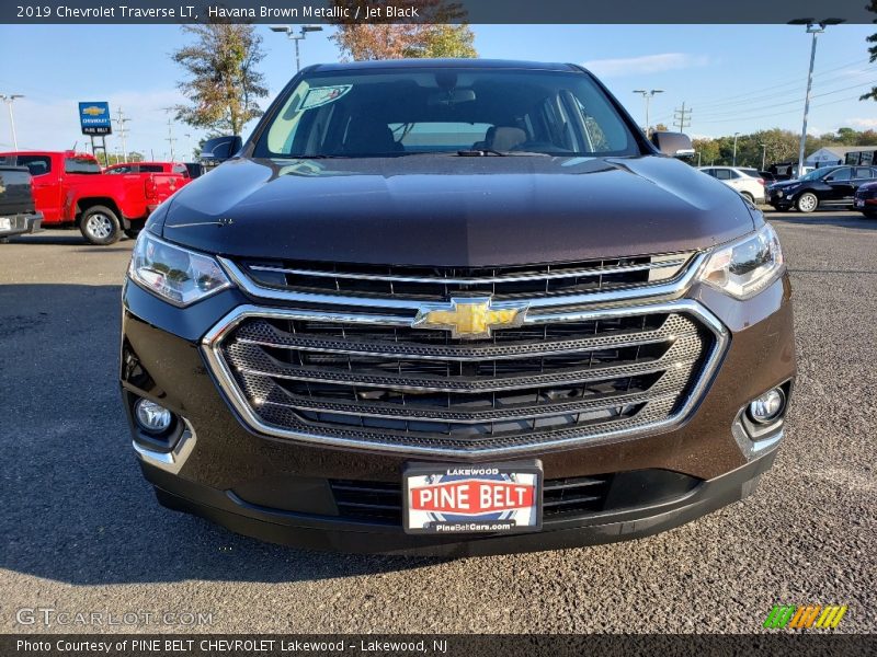 Havana Brown Metallic / Jet Black 2019 Chevrolet Traverse LT
