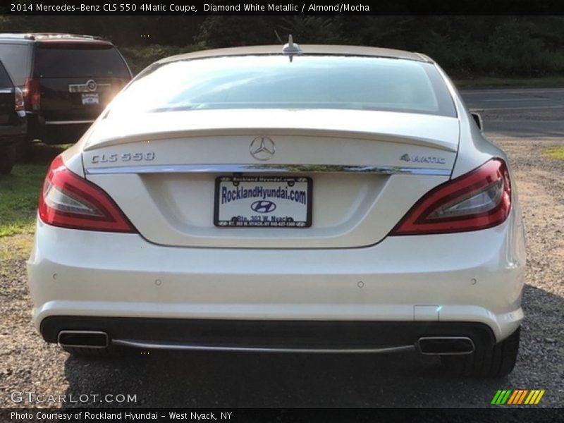 Diamond White Metallic / Almond/Mocha 2014 Mercedes-Benz CLS 550 4Matic Coupe