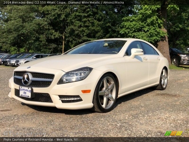 Diamond White Metallic / Almond/Mocha 2014 Mercedes-Benz CLS 550 4Matic Coupe