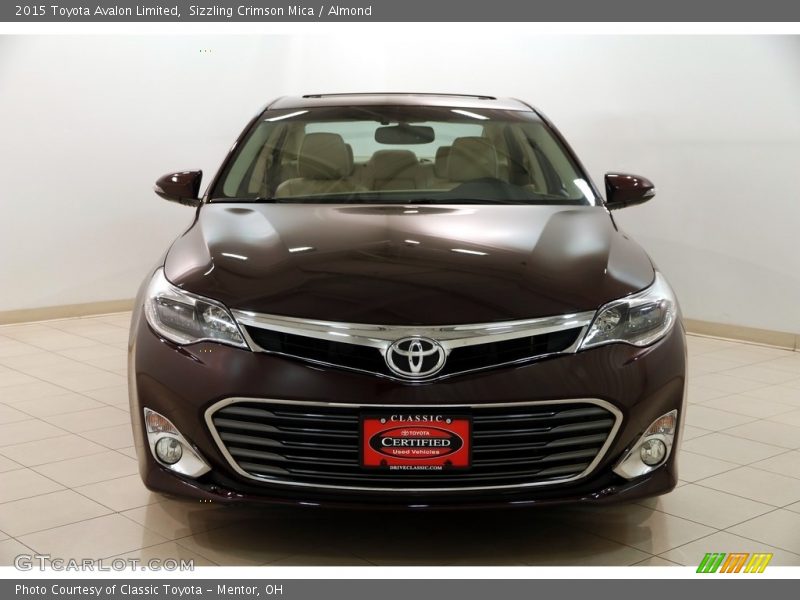 Sizzling Crimson Mica / Almond 2015 Toyota Avalon Limited