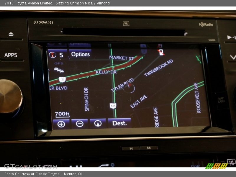 Sizzling Crimson Mica / Almond 2015 Toyota Avalon Limited