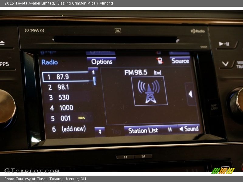Sizzling Crimson Mica / Almond 2015 Toyota Avalon Limited