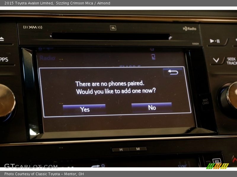 Sizzling Crimson Mica / Almond 2015 Toyota Avalon Limited