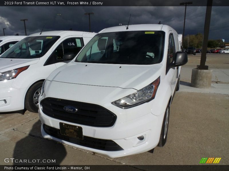 Frozen White / Ebony 2019 Ford Transit Connect XLT Van