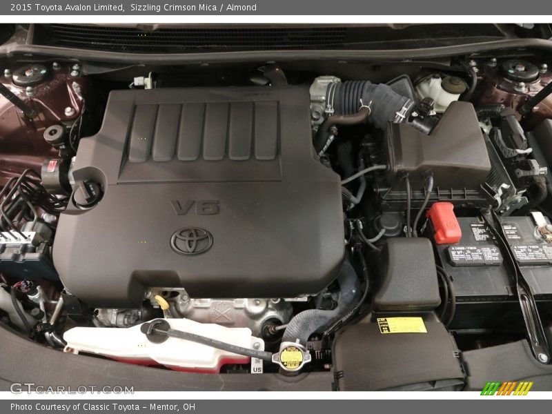 Sizzling Crimson Mica / Almond 2015 Toyota Avalon Limited