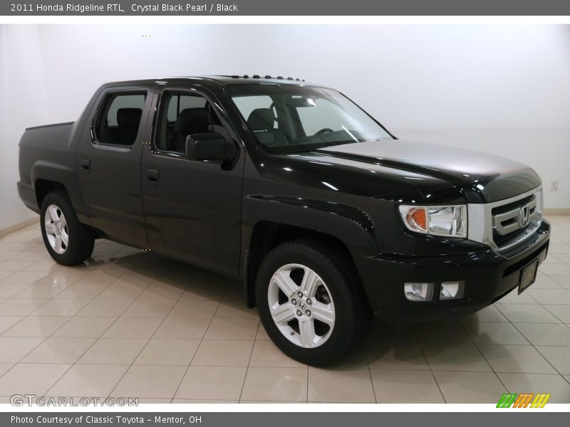 Crystal Black Pearl / Black 2011 Honda Ridgeline RTL