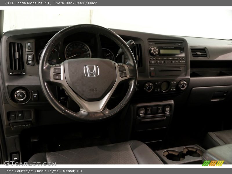 Crystal Black Pearl / Black 2011 Honda Ridgeline RTL