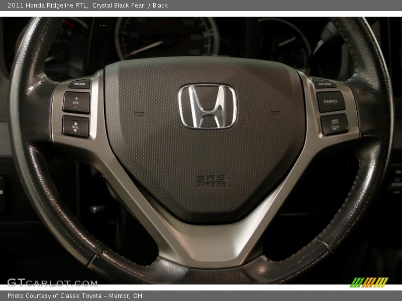 Crystal Black Pearl / Black 2011 Honda Ridgeline RTL