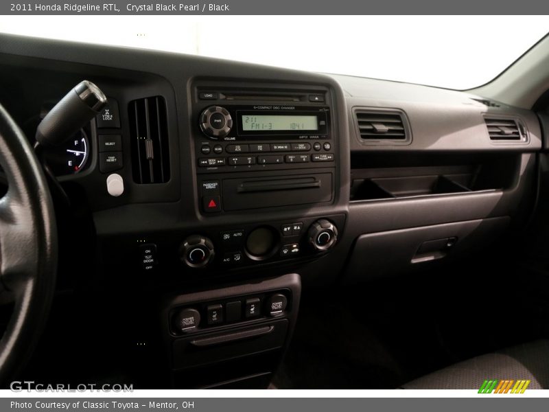 Crystal Black Pearl / Black 2011 Honda Ridgeline RTL