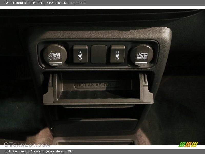 Crystal Black Pearl / Black 2011 Honda Ridgeline RTL