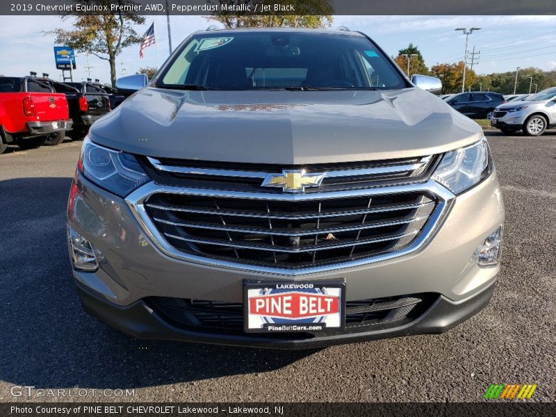 Pepperdust Metallic / Jet Black 2019 Chevrolet Equinox Premier AWD