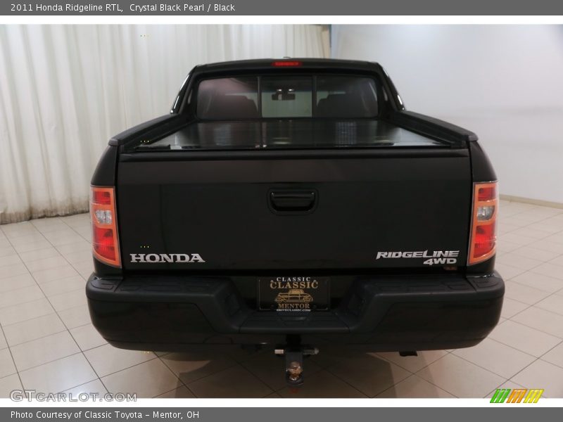 Crystal Black Pearl / Black 2011 Honda Ridgeline RTL