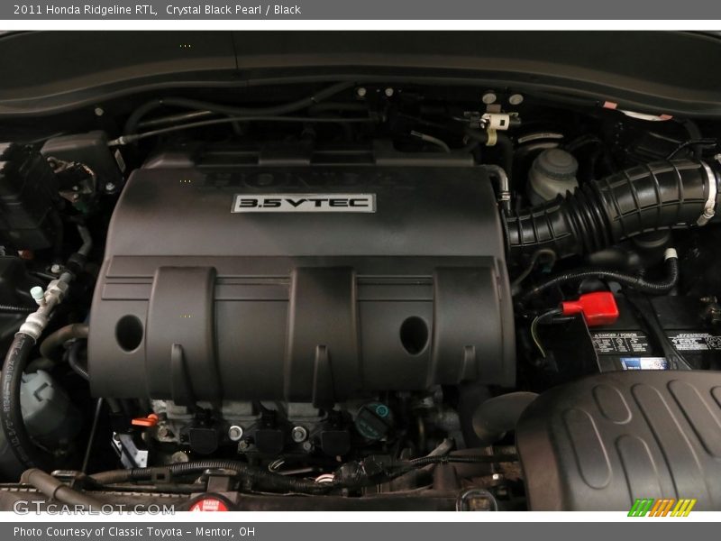 Crystal Black Pearl / Black 2011 Honda Ridgeline RTL