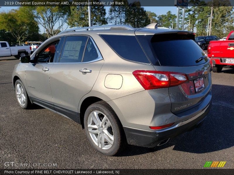 Pepperdust Metallic / Jet Black 2019 Chevrolet Equinox Premier AWD