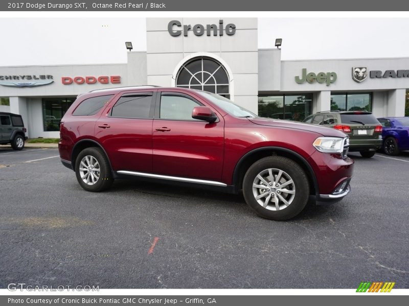 Octane Red Pearl / Black 2017 Dodge Durango SXT