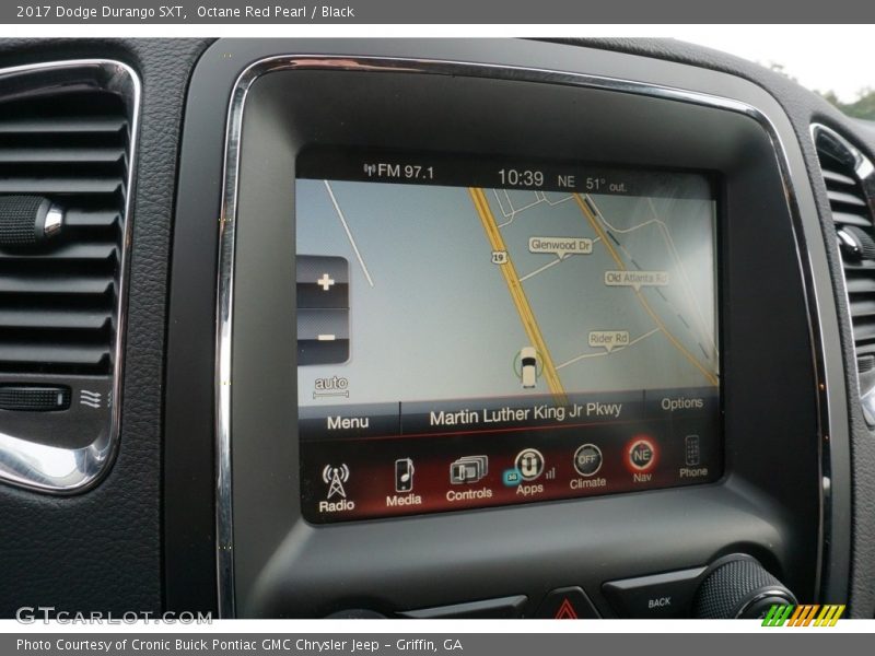 Octane Red Pearl / Black 2017 Dodge Durango SXT