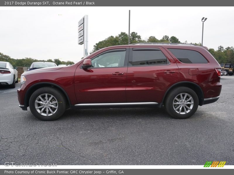 Octane Red Pearl / Black 2017 Dodge Durango SXT